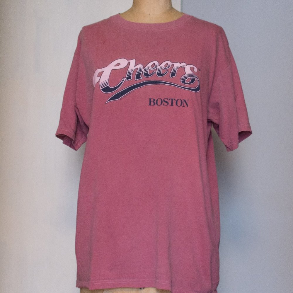 Vintage Organic Dyed Cheers Boston Shirt